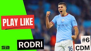 Rodri Skills  How To Play Defensive Midfield 6CDM [upl. by Lleddaw]