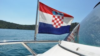 Boot fahren in Kroatien 2016 Rab und Tisno [upl. by Nolasba880]