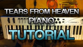 Tears From Heaven Piano Tutorial Unturned Main Theme [upl. by Htepsle]