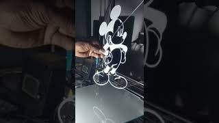 3D printed mickey mouse wall art part1 [upl. by Hastings]