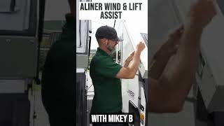 Using Your ALiners Wind amp Lift Assist Bar  Beckleys RVs [upl. by Alphonse657]