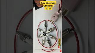 Free Electricity Generator shorts experiment outofmind funny [upl. by Hefter131]