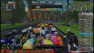 Zwift Race Community Racing Festival Chasing Tour Downtouwn Titans [upl. by Mountfort961]