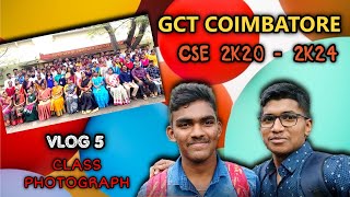 Class Photograph Vlog  GCT COIMBATORE  CSE 20202024  vlog 4 [upl. by Atiuqram665]