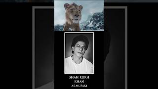 Mufasa the lion King Hindi Dubbing Actors mufasa Lionking srk [upl. by Uon520]