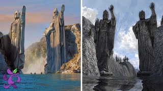 Comparing LOTRO Game to LOTR Movie Locations [upl. by Roath979]