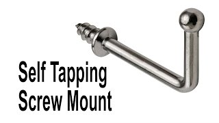 Hafele Ball Point Wall Hook  Selftapping Screw Mount [upl. by Desta]