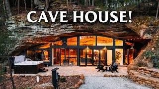 2024 Worlds Most Unique Airbnb Cave House Full Tour amazing interior [upl. by Nomled]