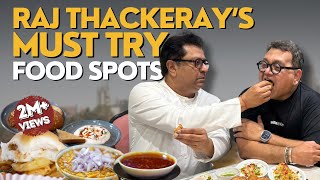 Exploring Raj Thackeray’s Favorite Food Spots in Mumbai  Misal Pav  Bhajji Pav  Kunal Vijayakar [upl. by Adnirak]