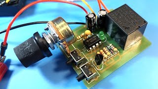 NE555 delay timer relay switch module  DIY kit assembly and testing [upl. by Aneris519]