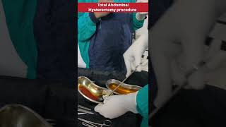 Total Abdominal Hysterectomy procedure by Dr Rakshita Malik  TAH Surgery doctor mbbs neet [upl. by Aihsile]