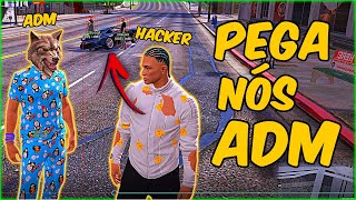 USANDO HACK NA FRENTE DO ADM NO GTA RP [upl. by Adien]