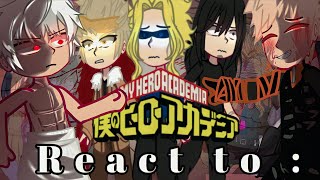 MHABHNA°•Pro heroes react to💥Season 🧊🔥67🥦Pt2⚠️Manga Spoilers⚠️GCRVGC×MHAMHABHNA°• [upl. by Arlon]