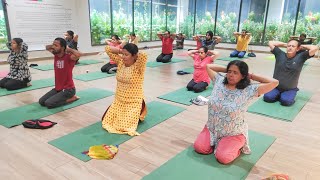 Weight loss Yoga  Ashtavakrasan Yogi Nutendra is live [upl. by Nedmac]