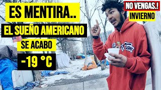 🚨”MIGRANTES DESESPERADOS” El FRÍO GLACIAL y la NIEVE EMPEORA la CRISIS MIGRATORIA en CHICAGO 2024 [upl. by Fagin]