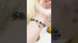 How to wear your Black Rutilated Quartz Bracelet HC3360 Product Review [upl. by Swetiana46]