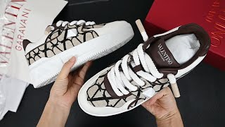 Valentino Garavani One Stud XL Low Top Sneakers In Nappa Leather [upl. by Popelka]