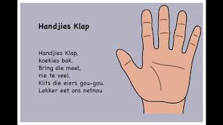 Handjies Klap  Kinderrympies in Afrikaans [upl. by Aggri]