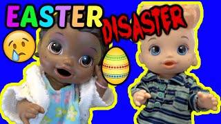 BABY ALIVE has a EASTER DISASTER The Lilly and Mommy Show The TOYTASTIC Sisters FUNNY SKIT [upl. by Erminie954]