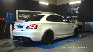 Reprogrammation Moteur BMW 135i 306cv  366cv Digiservices Dyno 77183 Dyno [upl. by Darda16]