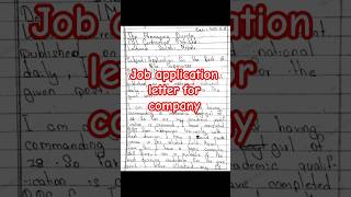 Job application letter for company  application for the post of site supervisor [upl. by Lenee518]