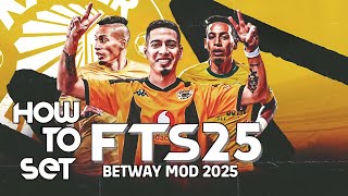 HOW TO EXTRACT AND SET FTS 2025 MOD BETWAY PREMIERSHIP FIRST TOUCH SOCCER BETWAY PREMIERSHIP MOD [upl. by Reeva]