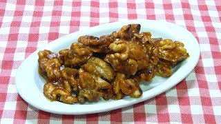 Cómo hacer nueces caramelizadas ideales para decorar tartas y postres [upl. by Llehsad]