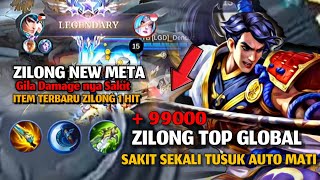 BUILD ZILONG PALING SAKIT 2024  BUILD ZILONG TERSAKIT 1 HIT MOBILE LEGENDS [upl. by Dougal]