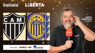 ATLÉTICO X ROSARIO CENTRALARG AO VIVO NA ITATIAIA  REACT DA LIBERTADORES [upl. by Elrebmik]