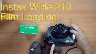 Fujifilm Instax Wide 210  Film Loading [upl. by Thirzi]