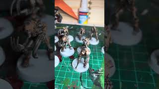 So i have nearly finished last weeks painting challenge My necron flayed ones are nearly done [upl. by Worl]