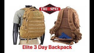 90 low cost high value backpack  Tru Spec Elite 3 Day Backpack [upl. by Utica]