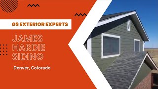 James Hardie Siding Mountain Sage with Artic White  Denver Colorado [upl. by Mather]