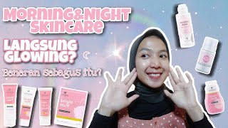 Review Skincare Emina Bright Stuff  Skincare untuk Mencerahkan Glowing dan Aman Untuk Remaja [upl. by Idham578]