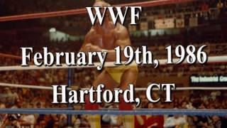 History Of Wrestling In New England February 19th 1986  Hartford CT [upl. by Oiruam]