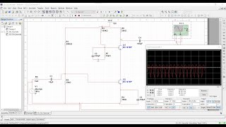 Kicad tutorial 38 Simulation and design of CE CB cascode amplifier circuit output waveform [upl. by Grefe484]