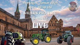 LIVE aus Bamberg  BauernProteste [upl. by Swanhilda713]