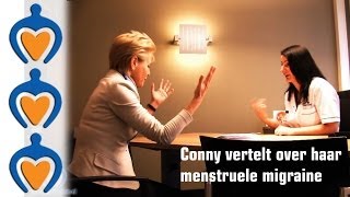 Menstruele migraine  Conny vertelt over haar ervaring [upl. by Iffar]