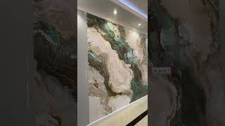 VENETIAN PLASTER FANTASTIC GLOSS art decor painting wallpaper home stucco interiordesign [upl. by Noivart]