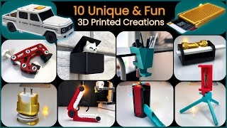 3D Printing at Its Finest 🤯 10 NextLevel 3D Prints You Have to See 🚀 3DPrinting [upl. by Iroj]