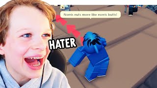 BIGGY PRETENDS TO BE A HATER prank on the NORRIS NUTS Gaming w The Norris Nuts [upl. by Herrington986]