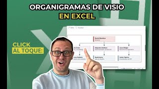 Click al toque  Organigramas de Visio en Excel [upl. by Asetal113]