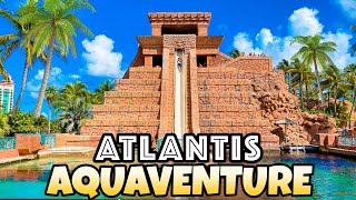 Top 10 BEST Water Slides at Atlantis Bahamas Aquaventure Water Park [upl. by Elda]