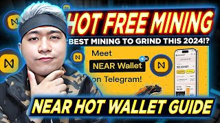 NEW LEGIT FREE MINING  Near Hot Wallet Review Guide Tagalog  How to Earn Crypto No Investment [upl. by Emilie24]