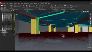 Leica Cyclone 3DR 20231 Indoor Construction Site new classification model [upl. by Yug]