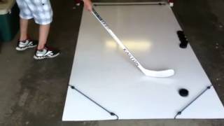 Homemade Hockey Skill Pad [upl. by Enawyd675]