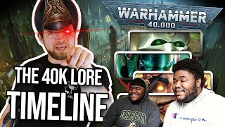 Twins React to Bricky What is Warhammer 40000  Timeline of 40k Lore  REACTION [upl. by Wolfgang]