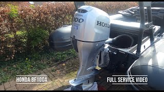 Honda Outboard BF 75  80  90  100  How To Service Everything Full Long Format Video [upl. by Euphemia]