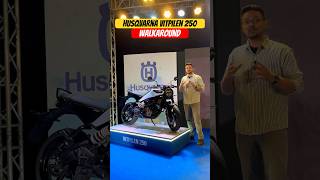 New Husqvarna Vitpilen 250 Walkaround  BikeWale shorts vitpilen250 [upl. by Ojillib]