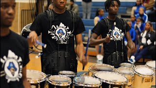 Drumline Battle 🔥  Proviso East vs Thornton Township High School 2024 [upl. by Ailb]